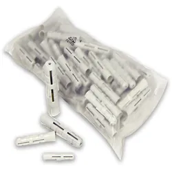 100x Nylon Universaldurchsteckdübel auch für Hohlraumstoffe (Ausführung: 10 x 61 mm)