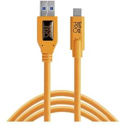 Tether Tools USB-Kabel USB 3.0 USB-C® Stecker, USB-C® Stecker 4.60 m Orange Metall CUC3215-ORG