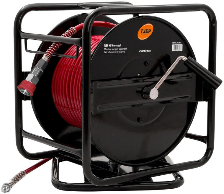 TJEP Enrouleur tuyau air comprimé flexible 30 m HP - 123090