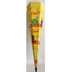 Goldbuch Schultüte "Have Fun" Frosch, Bär und Ente, 85 cm, 6 eckig