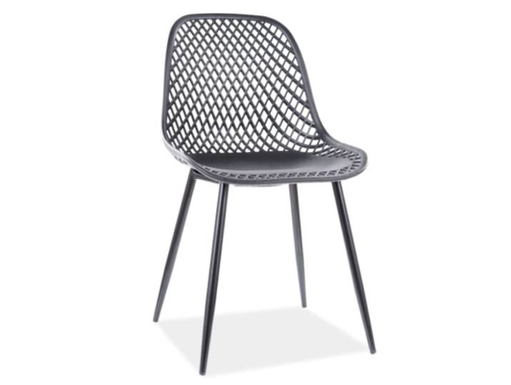 Chaise design moderne en polypropylène noir