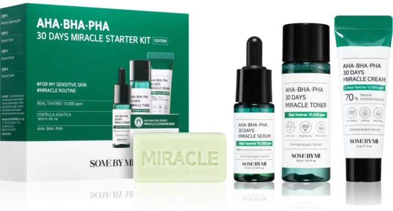 Some By Mi AHA∙BHA∙PHA 30 Days Miracle Starter Kit set for problem skin, acne