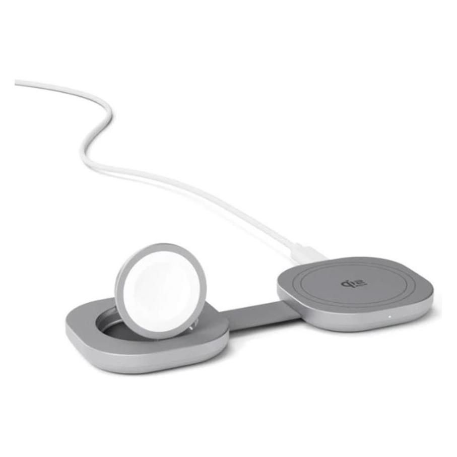 Epico UltraBase Qi2 25W 2in1 EF35, silver (25 W) (9915112100107)