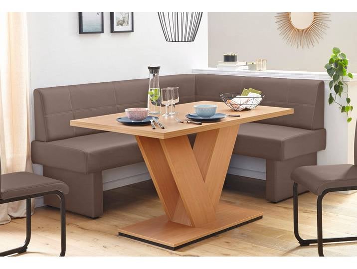 Eckbank HOME AFFAIRE, braun (cappuccino), B:152cm H:89cm T:202cm, Sitzbänke, Eckbank