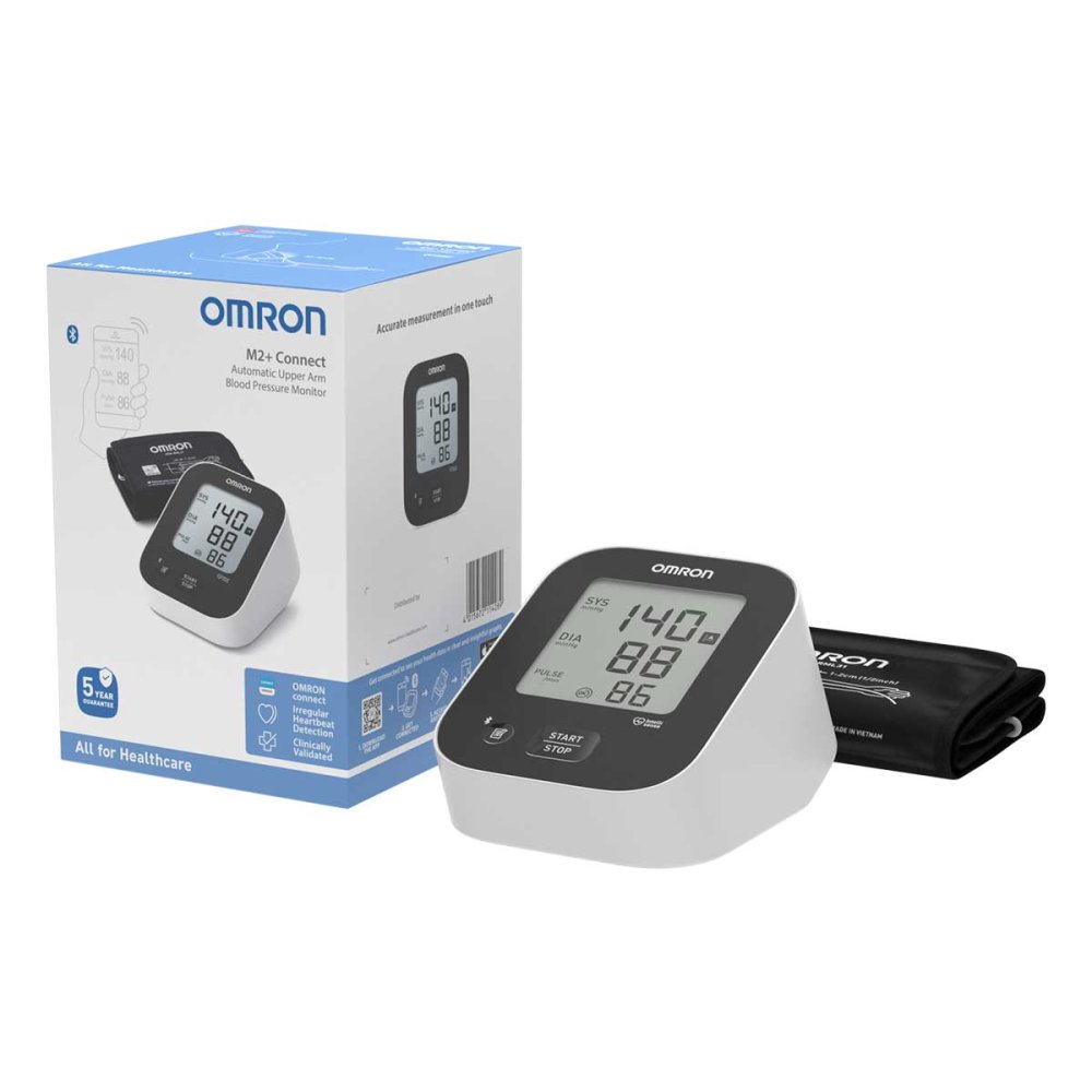 HERMES Arzneimittel GmbH Omron M2+ Connect Oberarm Blutdruckmessgerät 20412408