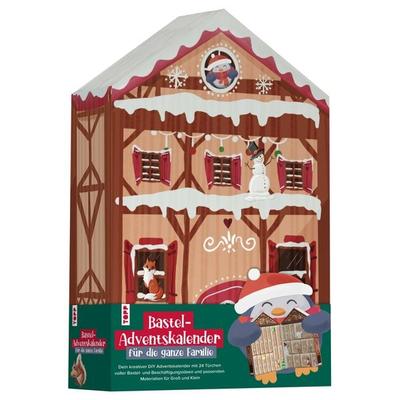 Bastel-Adventskalender für die ganze Familie - Dein kreativer DIY-Adventskalender mit 24 Türchen voller Bastel- und Beschäftigungsideen