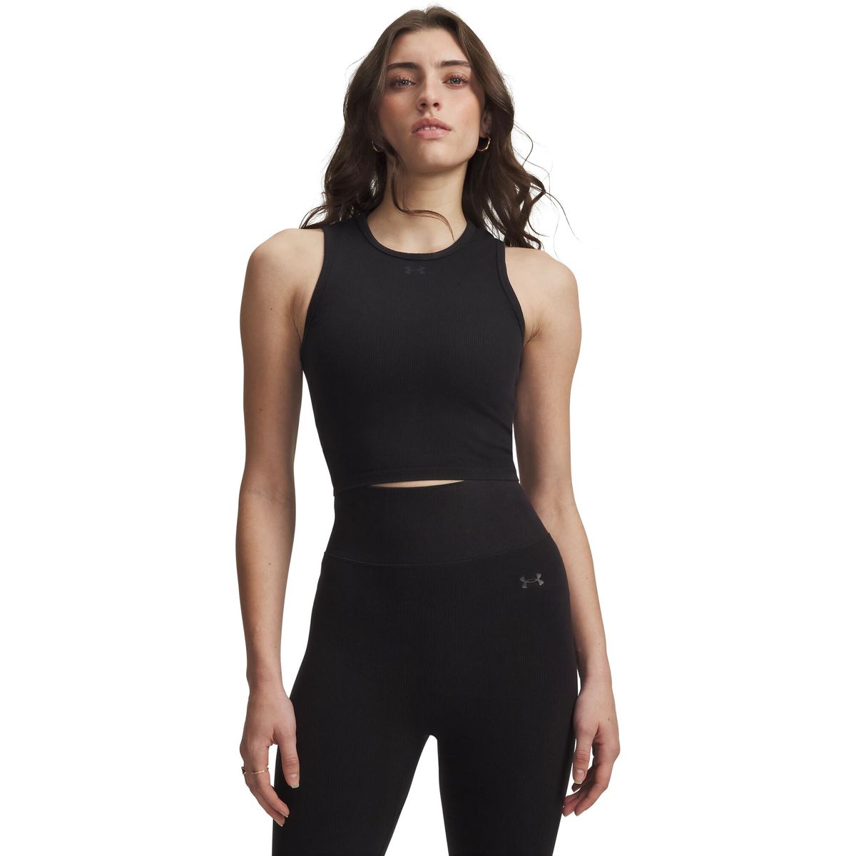 Under Armour Seamless Cotton Hand Tank black anthracite (008) XS 6011132-008-XS