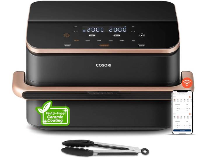 Cosori Twinfry – Dubbele Airfryer XXL – 10L – Keramische Coating – 6 Programma’s