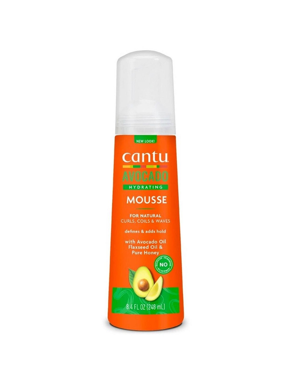 Cantu Avocado Oil Hair Styling Mousse - Definition & Control Light Hold 248 ml
