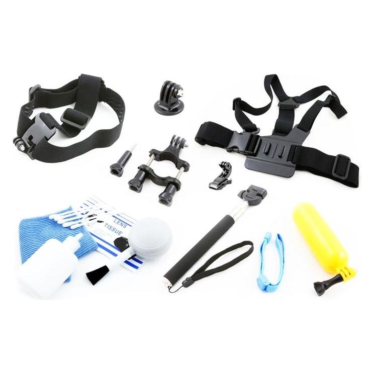 Xrec Zestaw Akcesoria Do Kamer Gopro Hero 4 3 3+ 2 1 / Sjcam Sj4000 Sj5000 (SB3057)