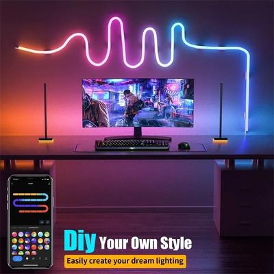 Uplift Essentials TUYA Smart RGBIC Dreamcolor Neon LED Strip Lights 3.3 Ft