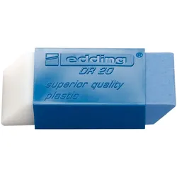edding Radiergummi transparent oder blau
