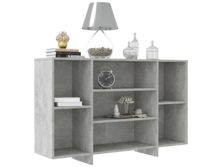 Bon plan  Buffet bahut vaisselier - JILI HOT - Buffet gris béton 120x30x75cm - Bois d'ingénierie - commode Salon/Cuisine