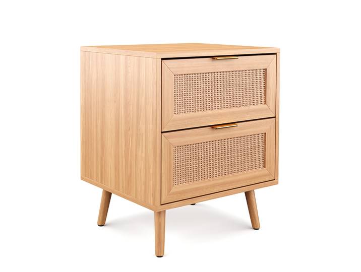 Nachttisch Holz ARNO 2 Schubladen