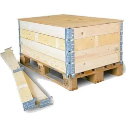 Transpak, Zubehör Lagereinrichtung, Holzaufsatzrahmen f.Europalette Masse 1200x800x300mm Nutzhöhe 300 mm holz
