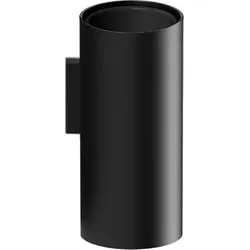 Bar Zahnbürstenbecher schwarz matt für die Wand