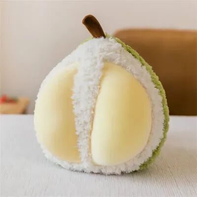 Perfect Picks Market Stuffed Fruit Toys, Cute Mango, Watermelon, Avocado, Strawberry, Sensory Gift For Birthday, Fun Plush Decor durian