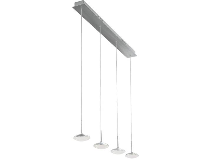 Pendellampe Hara Aluminium gebürstet Metall 3020 lm B 90 cm - LED - Lichtfarbe: Warmweiss - Pendellampe- LED Energiesparlampe