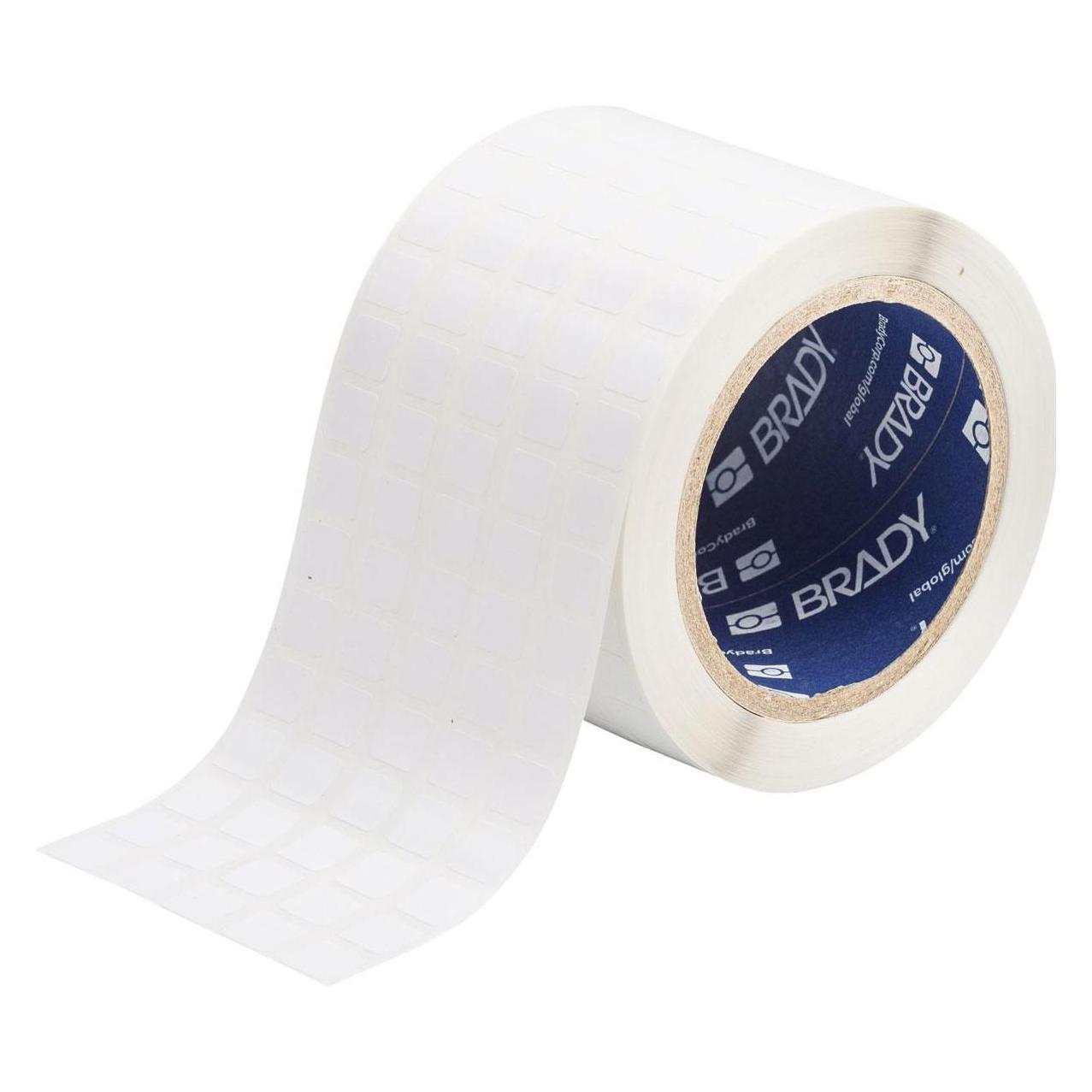 Brady THT-12-423-10, Polyester, Weiss, 12.70 x 11.10 mm, permanent, 5-bahnig (10000 E.) (THT-12-423-10)
