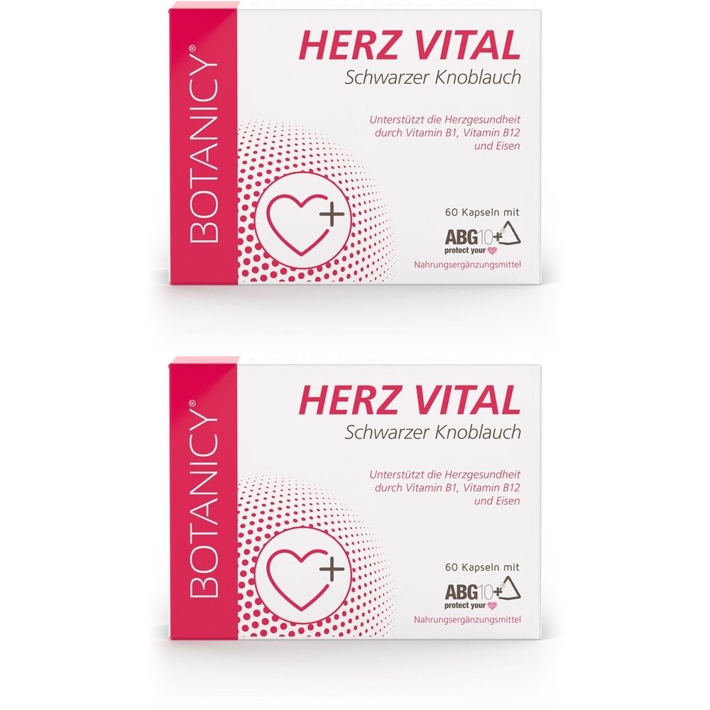 Herz Vital schwarzer Knoblauch Kapseln 2x 2x60 St
