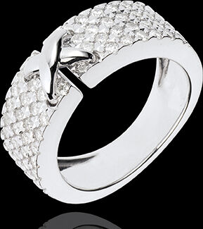 Edenly Diamantring Edle Haute Couture