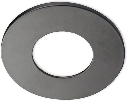 Isoled Cover Aluminium Rund Schwarz Matt Für Einbaustrahler Sys-68