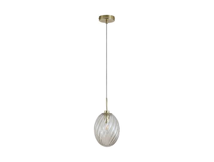 Moderne Pendellampe Whirl Gold, Champagne Searchlight