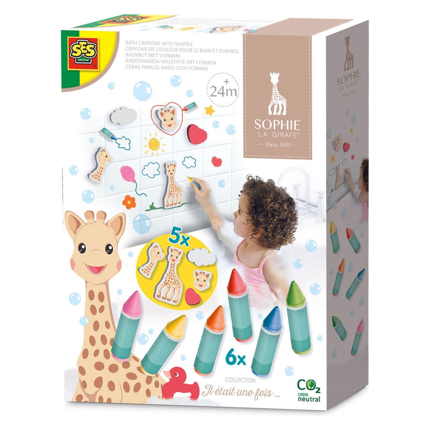 Ses Sophie La Giraffe Badekreide mit Formen (14498)