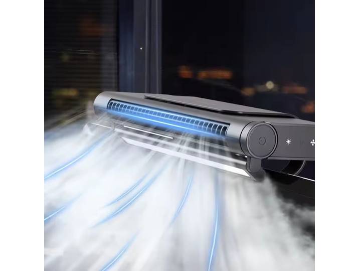 Ventilateur de climatisation portable USB, ventilateur de tour de bureau, ventilateur suspendu pour écran d'ordinateur, puissant, silencieux et sans pales