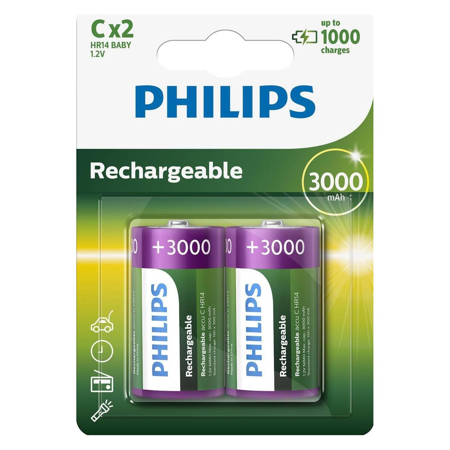 ProPlus Rechargeable LR14 (C) (2 Stk., C, 3000 mAh) (R14B2A300/10)