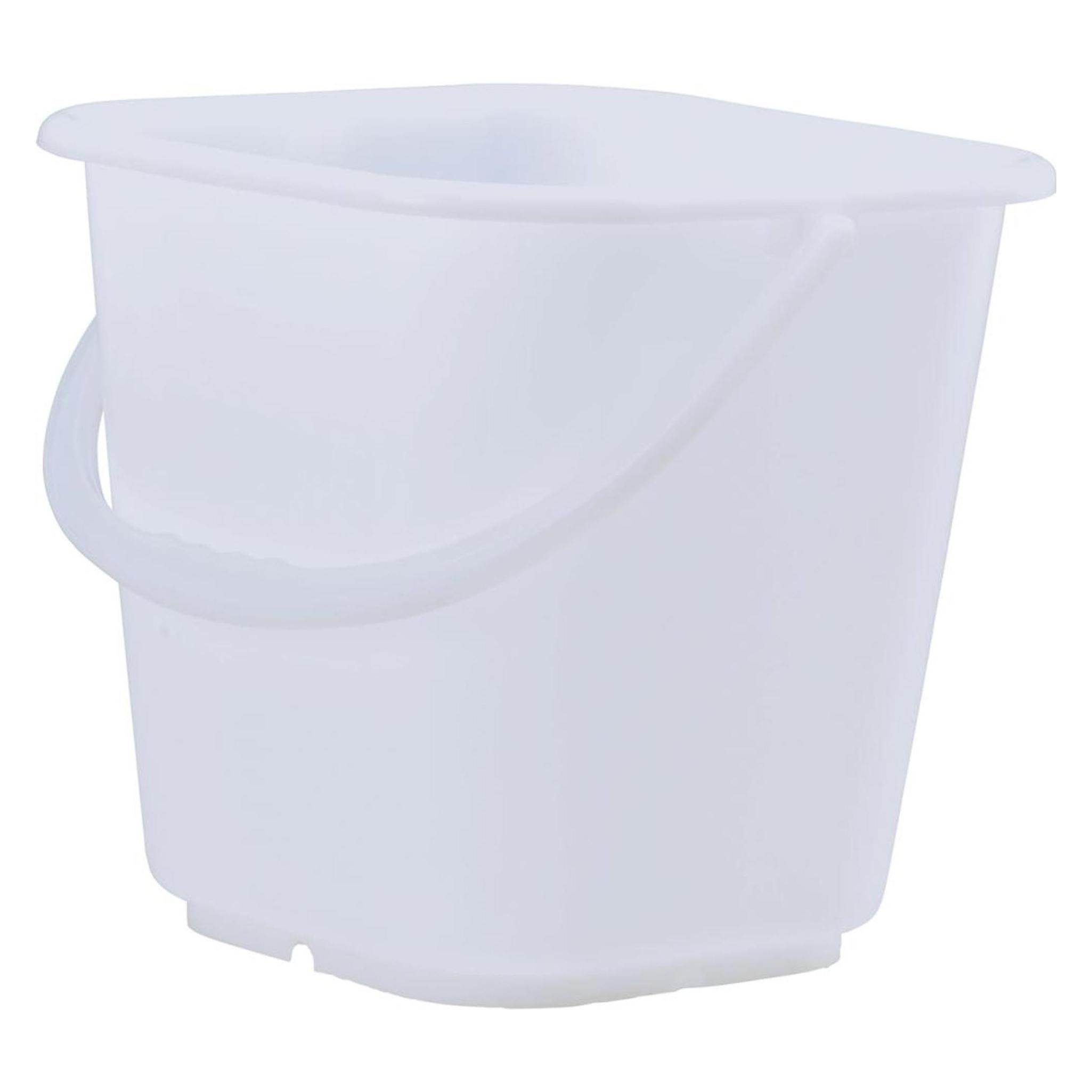 Hünersdorff 943100 Industrie-Eimer 14 L eckig, HD-PE, natur, Made in Germany (4007228705683)