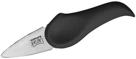 Samura Pearl 7.3cm Oyster Knife Black