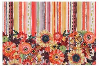 "Laural Home Harvest Snippets Placemat Set of 4 - 13"" x 19"""