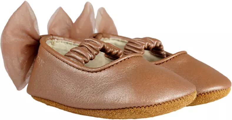 Donsje Amsterdam - Babyschuhe, Babyschuhe mit Schleifendetail, 0-6M, Braun