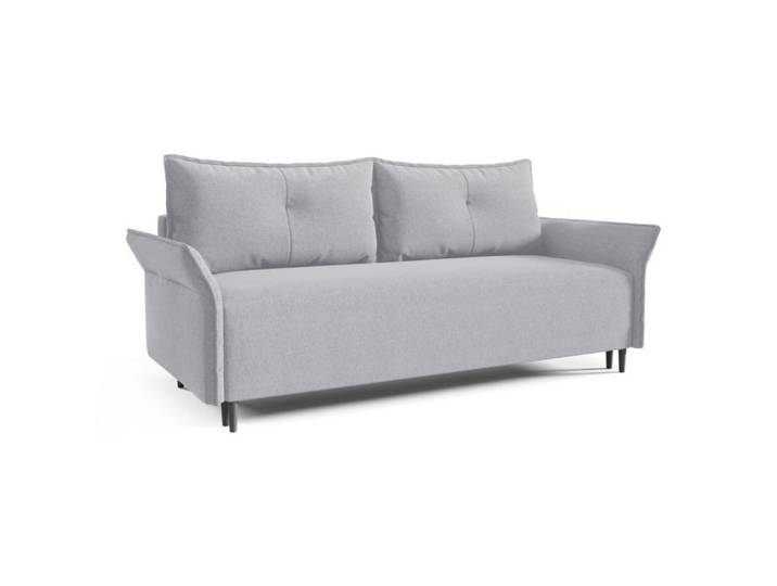 Sepro Meble Sofa Hellgrau Aszton Mit Dünnen Armlehnen, Grau, 235x100x86 cm, Wohnzimmer, Sofas & Couches, Sofas