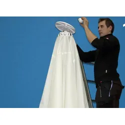 Kopfteller/Top für Bahama Jumbrella (Kunststoff) - weiß