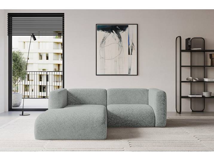 ALTDECOR Ecksofa - MIRA-L1 - 227x179x89 - Grün - Corner Sofa Eckcouch Couch L-Form, links/rechts angeordnet