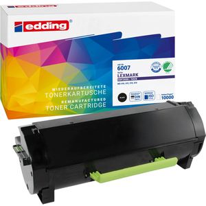 Edding kompatibel für Lexmark 50F2X00 Prebate,  Toner EDD-6007, 10000 Seiten, schwarz