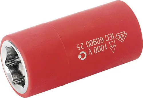 Cimco VDE 13mm 3/8" 112833 Sechskant Steckschlüsseleinsatz 13mm 3/8"