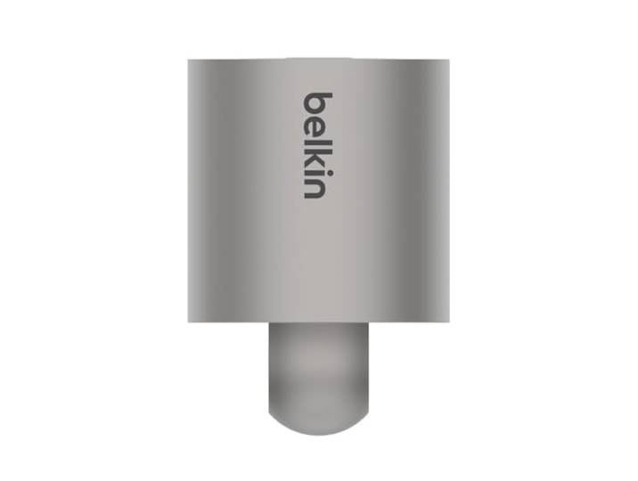 Belkin Lock-Adapter für Mac Pro (Sicherheitsschloss-Adapter, dreiteiliges Edelstahl-Design) Silber