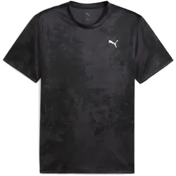 PUMA Tad Essentials Print Trainingsshirt Herren 51 - PUMA black/q3 S