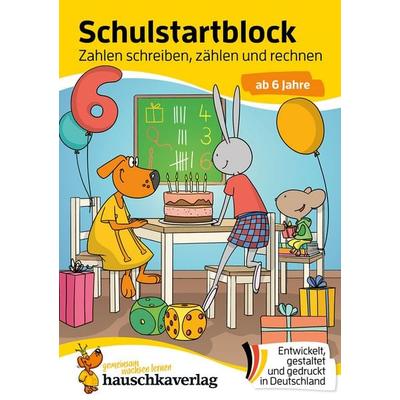 Schulstart-Block ab 6 Jahre – Zahlen schreiben, zählen und rechnen, Taschenbuch von Ulrike Maier, Hauschka Verlag, 978-3-88100-705-4