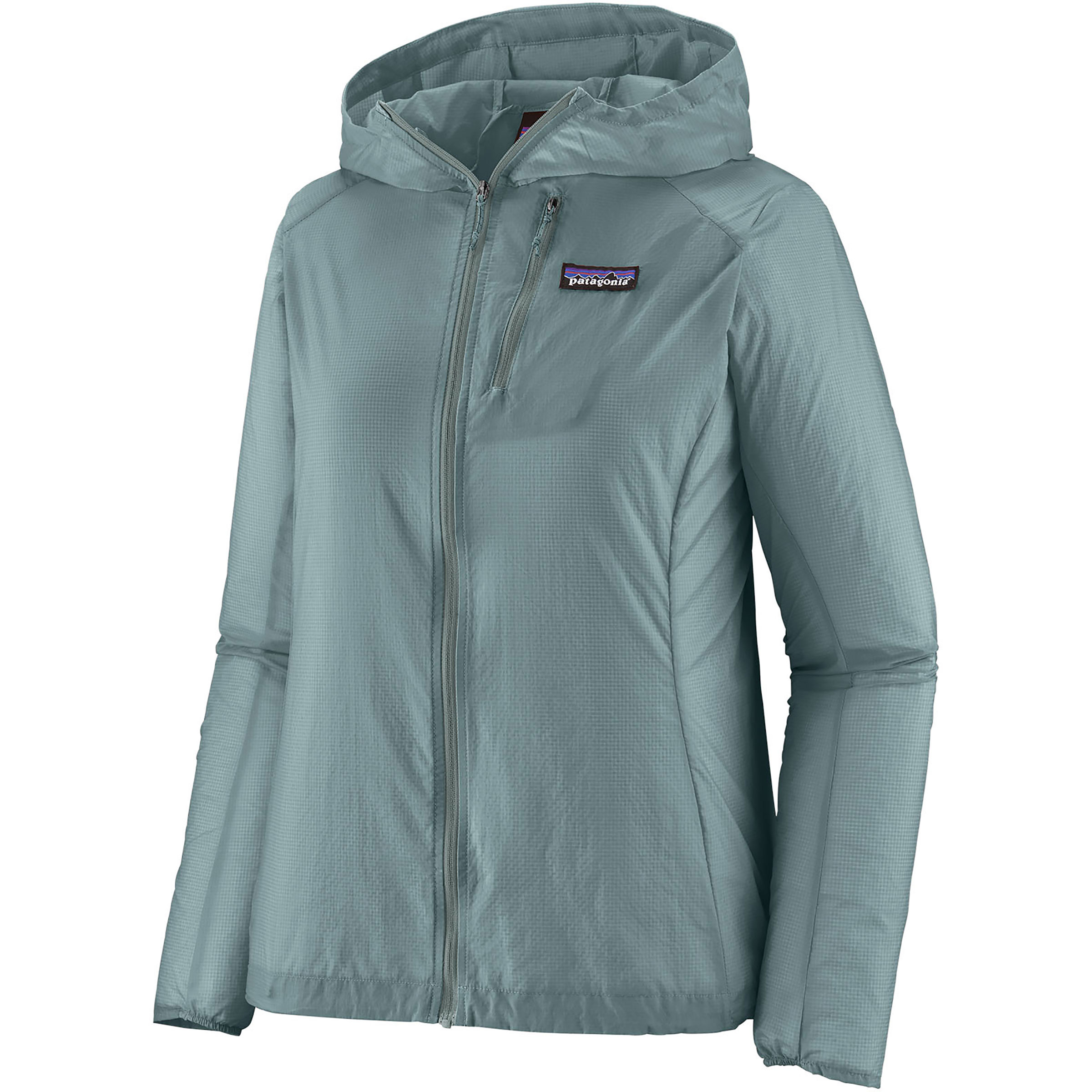 Patagonia Houdini Damen Laufjacke grau Größe S Trekking Klein verpackbar Wasserabweisend