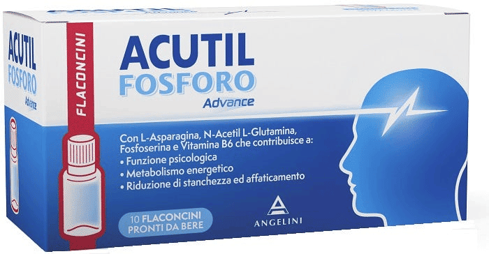 Acutil Fosforo Advance Integratore Per Memoria e Concentrazione 10 Flaconcini