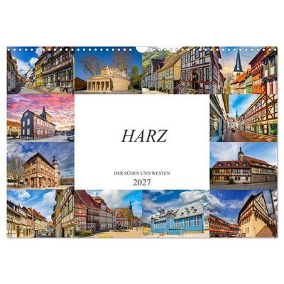 Harz der Süden und Westen (Wandkalender 2027 DIN A3 quer), CALVENDO Monatskalender