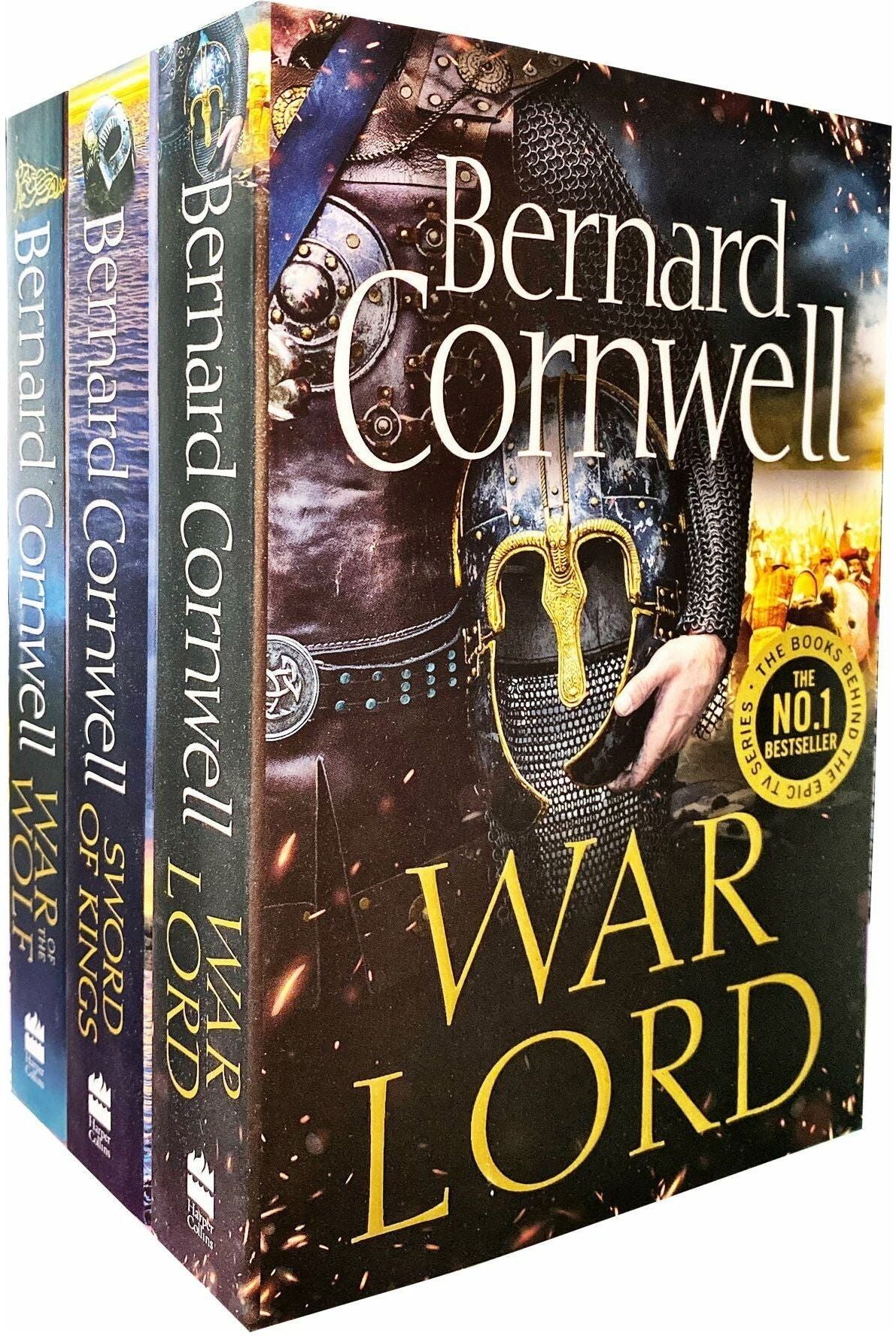 Harper Collins Bernard Cornwell The Last Kingdom Final Trilogy Books Set (11–13) – Saxon Stories Collection: War of the Wolf, Sword of Kings & War Lord