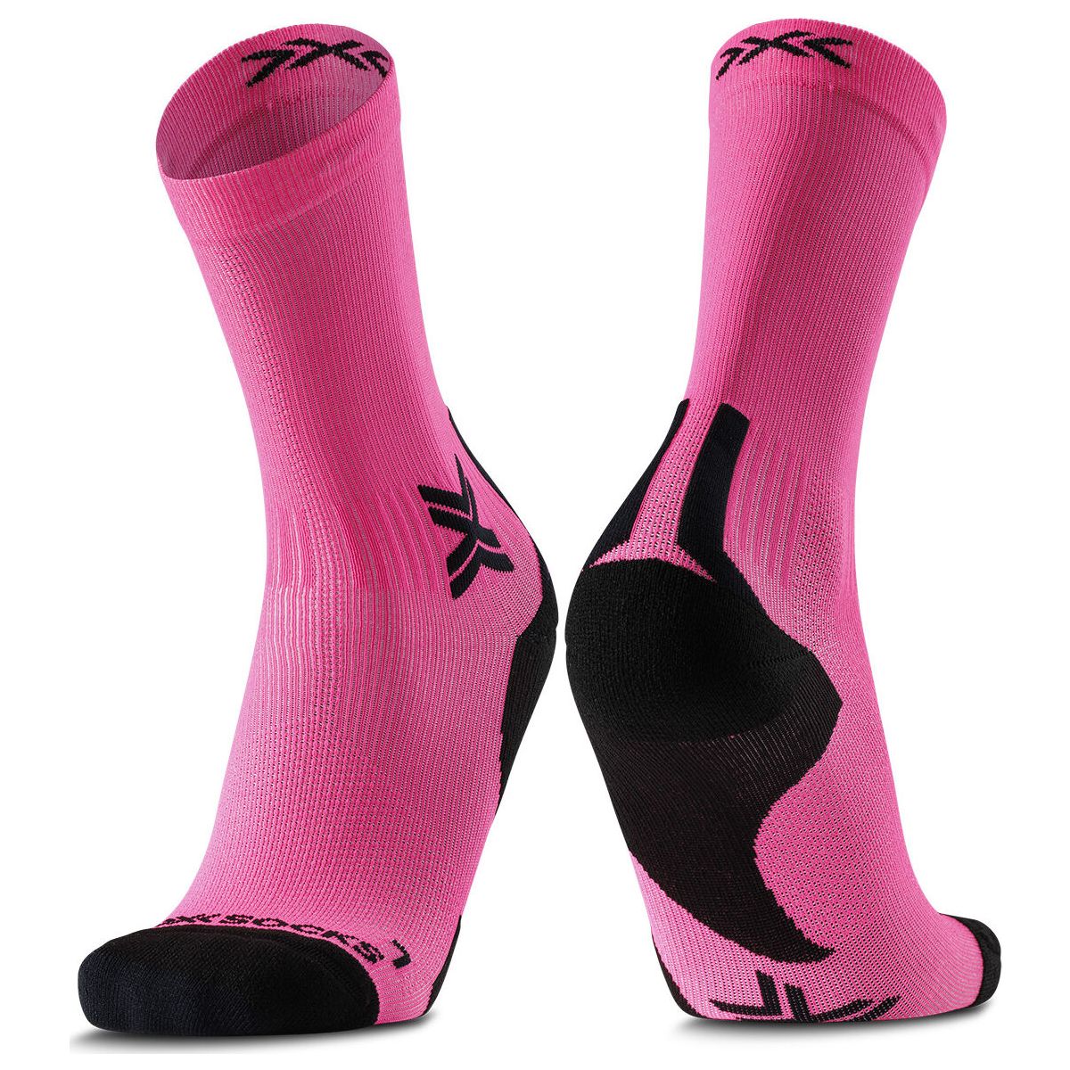 X-Socks X-socks Run Discover Crew fluo pink/x black (P140) 42-44 XS-RQDIS24M-P140-42-44