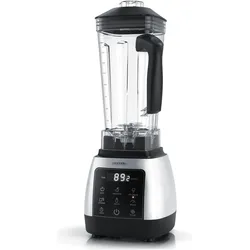 Arendo Standmixer, Standmixer, Schwarz, Silber, Transparent