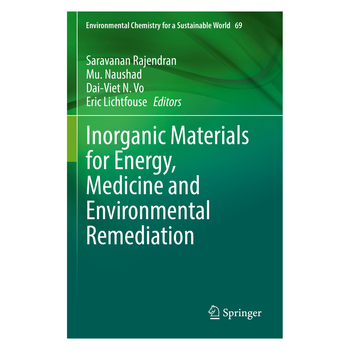 Springer Inorganic Materials for Energy, Medicine and Environmental Remediation (Englisch, Softcover, Dai-Viet N. Vo, Eric Lichtfouse, Mu Naushad, Saravanan Rajendran) (56907405)