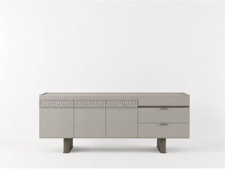 JVmoebel Sideboard Moderne Kommode Beige mit Türen und Schubladen Wohnzimmer (Kommode, 1 St., 1-tlg)